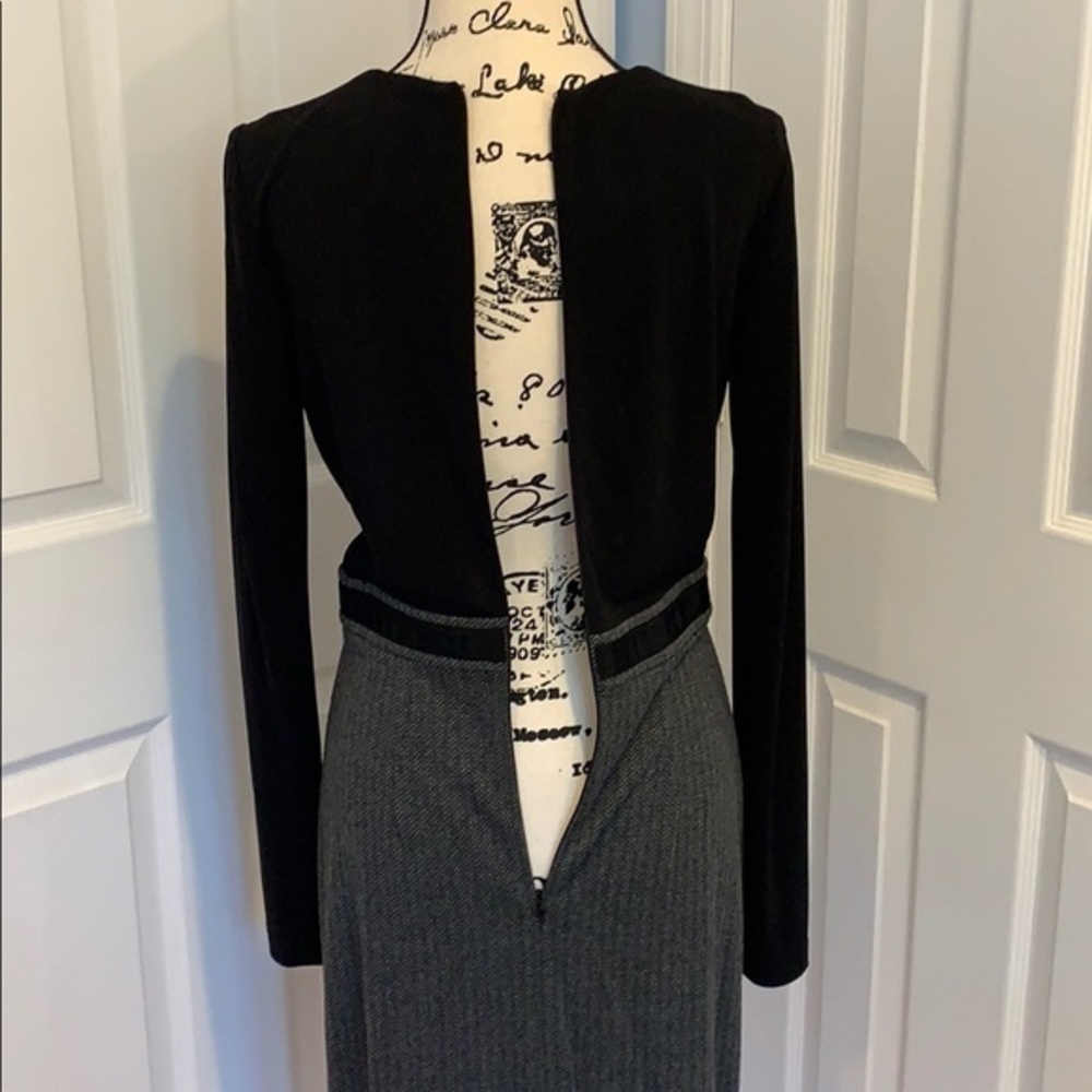 Badgley Mischka Long Sleeve Cowl Neck Dress NEW! - Picture 6 of 9